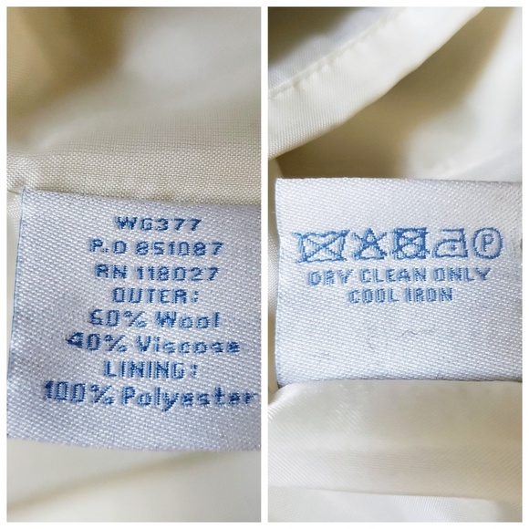 Boden | Cream Wool Skirt with Geometric Appliques - Picture 8 of 8